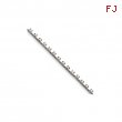 14k White Gold Holds 24 2.8mm Stones 2.16ct Squared Tennis Bracelet Mountin