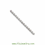 14k White Gold Holds 26 2.9mm Stones 2.6ct Hugs & Kisses Tennis Bracelet Mo