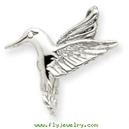 14K White Gold Hummingbird Slide