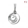 14K White Gold Journey Diamond Pendant