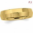 14K White Gold Knife Edge Comfort Fit Band