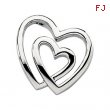 14K White Gold Metal Fashion Heart Pendant