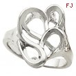 14K White Gold Metal Fashion Ring