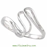 14K White Gold Metal Fashion Ring