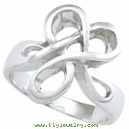 14K White Gold Metal Fashion Ring