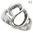 14K White Gold Metal Fashion Ring