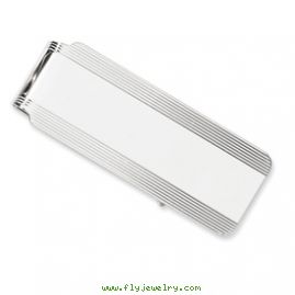 14k White Gold Money clip