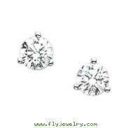 14K White Gold Pair Diamond Earring