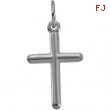 14K White Gold R41148.14kw.13.00x.p.cross Pendant