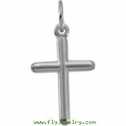 14K White Gold R41148.14kw.13.00x.p.cross Pendant