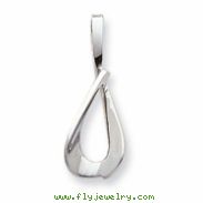 14k White Gold Slide Fits up to 2.5mm Omega