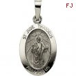 14K White Gold St.jude Thaddeus Medal