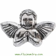 14K Yellow 08.00X12.00 MM Praying Angel Lapel Pin