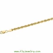 14K Yellow 16 INCH 04.00 MM ROPE CHAIN (REPLACING CH509) 04.00 Mm Rope Chain