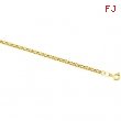 14K Yellow 16 INCH Chain