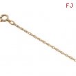 14K Yellow 16 INCH Lasered Titan Gold Rope Chain