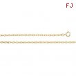 14K Yellow 16 INCH Lasered Titan Gold Rope Chain