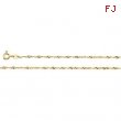 14K Yellow 16 INCH Singapore Chain