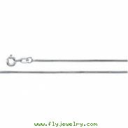 14K Yellow 18 INCH Solid Snake Chain