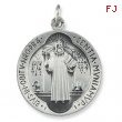 14K Yellow 18.00 MM St.benedict Medal