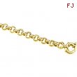 14K Yellow 20 INCH Hollow Rolo Chain