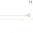 14K Yellow 20 INCH Lasered Titan Gold Curb Chain