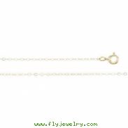14K Yellow 20 INCH Lasered Titan Gold Curb Chain