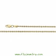 14K Yellow 24 INCH 02.00 MM ROPE CHAIN (REPLACING CH506) 1.85 Mm Rope Chain