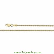 14K Yellow 24 INCH 02.00 MM ROPE CHAIN (REPLACING CH506) 1.85 Mm Rope Chain