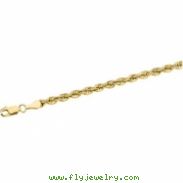 14K Yellow 24 INCH 04.00 MM ROPE CHAIN (REPLACING CH953) 04.00 Mm Rope Chain