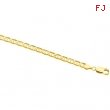 14K Yellow 24 INCH Anchor Chain