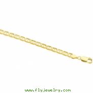 14K Yellow 24 INCH Anchor Chain