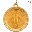 14K Yellow 29.00 MM Miraculous Medal