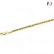 14K Yellow 7 INCH03.00 ROPE CHAIN (REPLACING CH508) 03.00 Mm Rope Chain