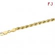 14K Yellow BULK DIAMOND CUT ROPE CHAIN (Replacing CH515) Diamond Cut Rope Chain