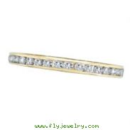 14K Yellow Gold 1.00ct Diamond Channel Set Eternity Band