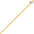 14K Yellow Gold 1.00mm Octagonal Snake Chain