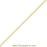 14K Yellow Gold 1.2mm Diamond-cut Spiga Chain