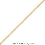 14K Yellow Gold 1.40mm Octagonal Snake Chain