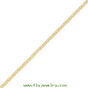 14K Yellow Gold 1.5mm Anchor Link Chain