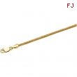 14K Yellow Gold 18 Inch Natural Leather Chain
