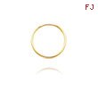 14K Yellow Gold 1x14mm Endless Hoops