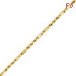 14K Yellow Gold 2.25mm Milano Rope Chain