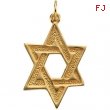 14K Yellow Gold 23.75x17.50 Star Of David