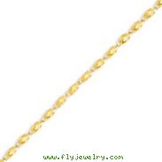 14K Yellow Gold 2.5mm Marquise Bracelet