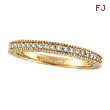 14K Yellow Gold .31ct Diamond Stackable Ring