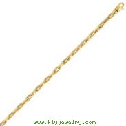 14K Yellow Gold 3.25mm Polished Fancy Link Bracelet