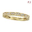 14K Yellow Gold .33ct Diamond Stackable Eternity Band