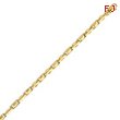 14K Yellow Gold 3.75mm Polished Fancy Link Bracelet