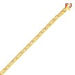 14K Yellow Gold 4.5mm Fancy Link Bracelet